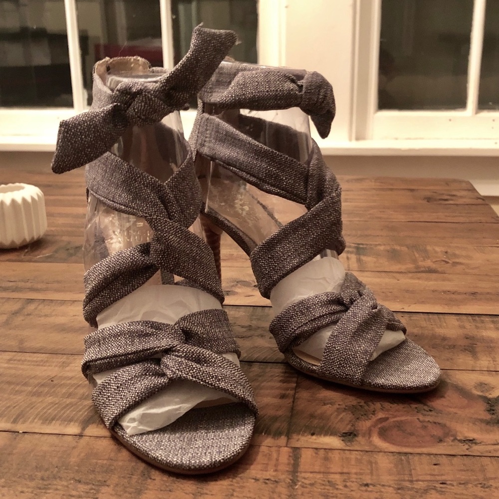 Vince Camuto Chani Grey Stiletto Sandals